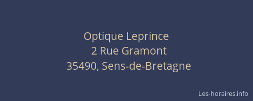 Optique Leprince