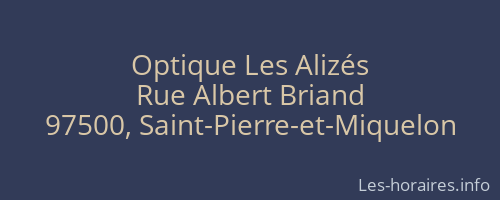 Optique Les Alizés