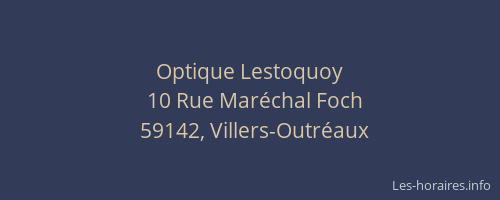 Optique Lestoquoy