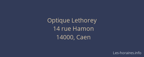 Optique Lethorey