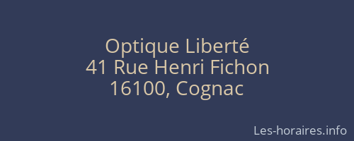 Optique Liberté