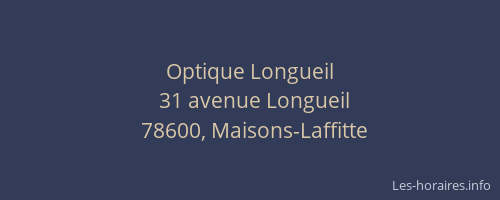 Optique Longueil