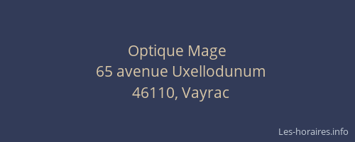 Optique Mage