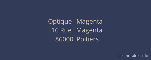 Optique   Magenta