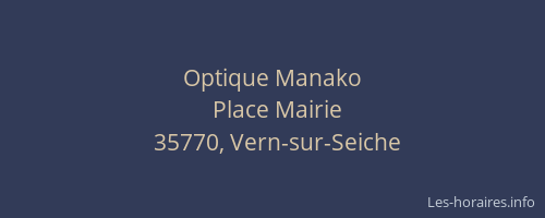 Optique Manako