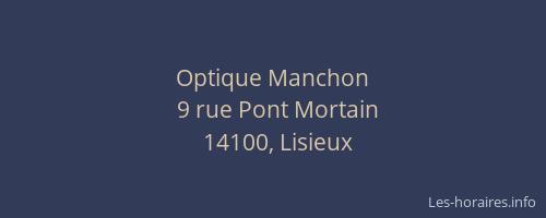 Optique Manchon