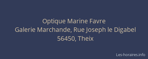 Optique Marine Favre