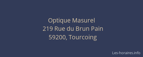 Optique Masurel