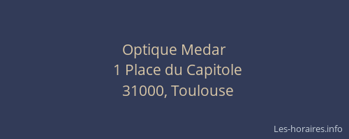 Optique Medar