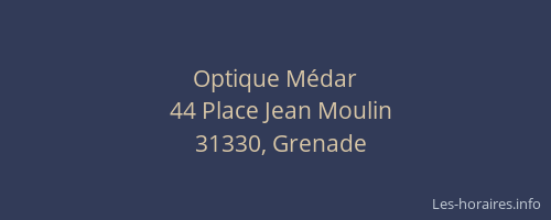 Optique Médar