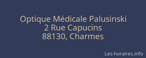 Optique Médicale Palusinski