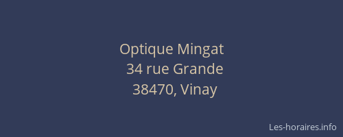 Optique Mingat