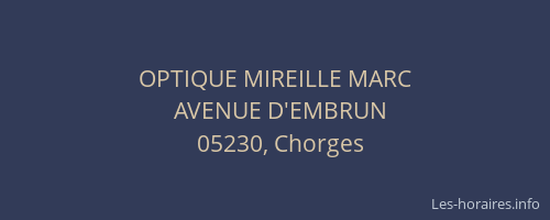 OPTIQUE MIREILLE MARC