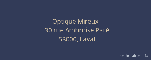 Optique Mireux