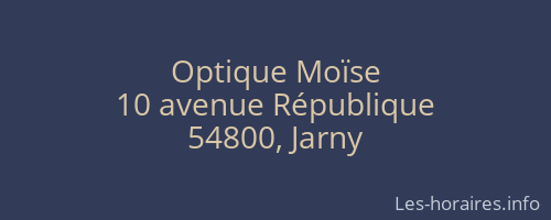 Optique Moïse