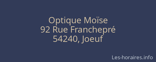 Optique Moïse