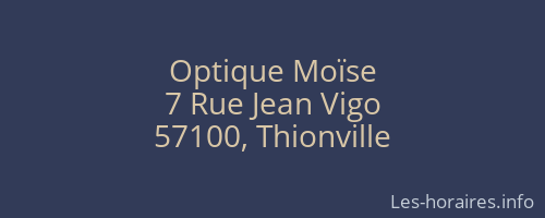 Optique Moïse