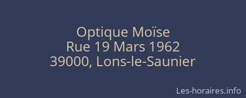 Optique Moïse