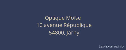 Optique Mo&iuml;se