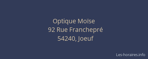 Optique Mo&iuml;se