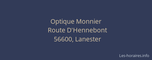 Optique Monnier