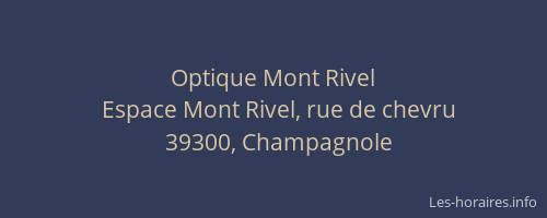 Optique Mont Rivel