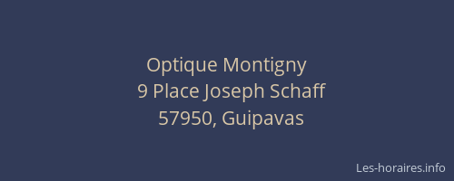Optique Montigny