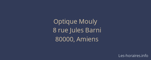 Optique Mouly