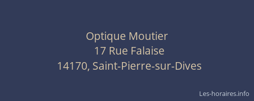 Optique Moutier