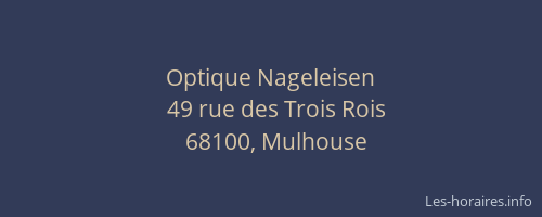 Optique Nageleisen
