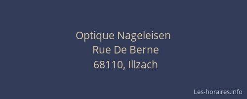 Optique Nageleisen