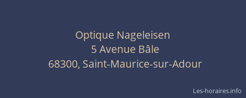 Optique Nageleisen