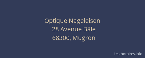 Optique Nageleisen