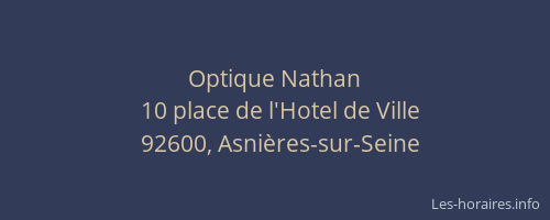 Optique Nathan