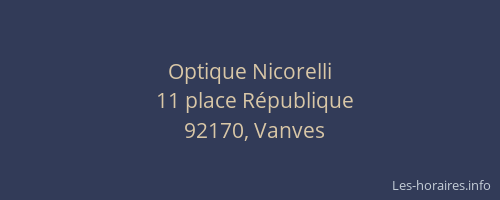 Optique Nicorelli