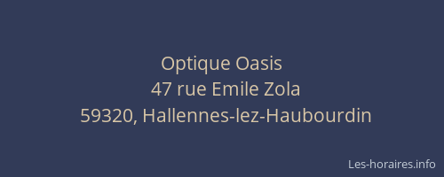 Optique Oasis
