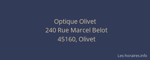 Optique Olivet