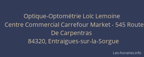 Optique-Optométrie Loïc Lemoine