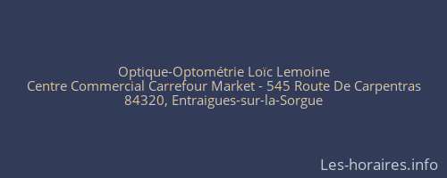 Optique-Optométrie Loïc Lemoine