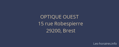 OPTIQUE OUEST