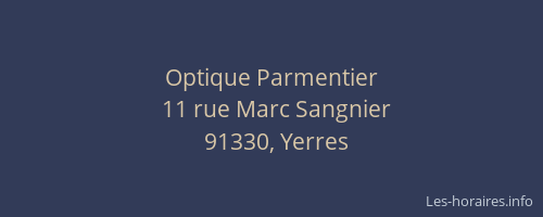 Optique Parmentier