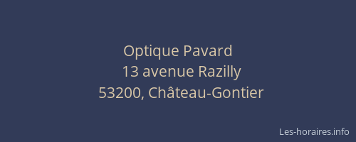Optique Pavard