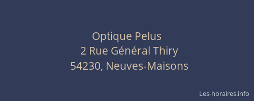 Optique Pelus