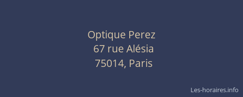 Optique Perez