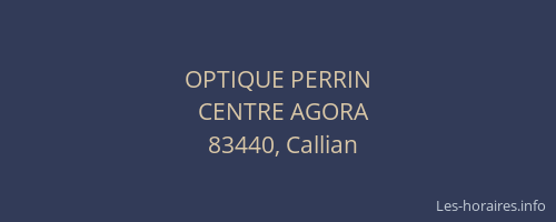 OPTIQUE PERRIN