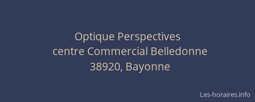 Optique Perspectives