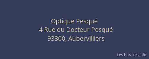 Optique Pesqué