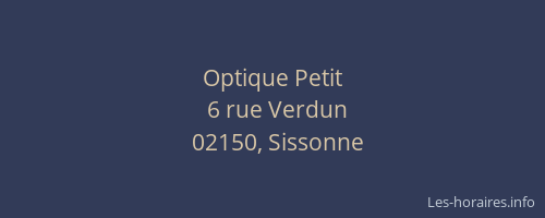 Optique Petit