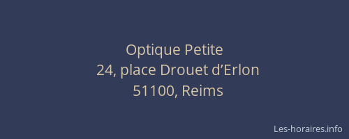 Optique Petite