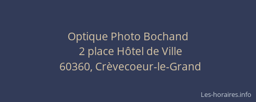 Optique Photo Bochand